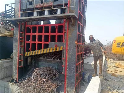 China Scrap Metal Shear Cutting Recycling Machine